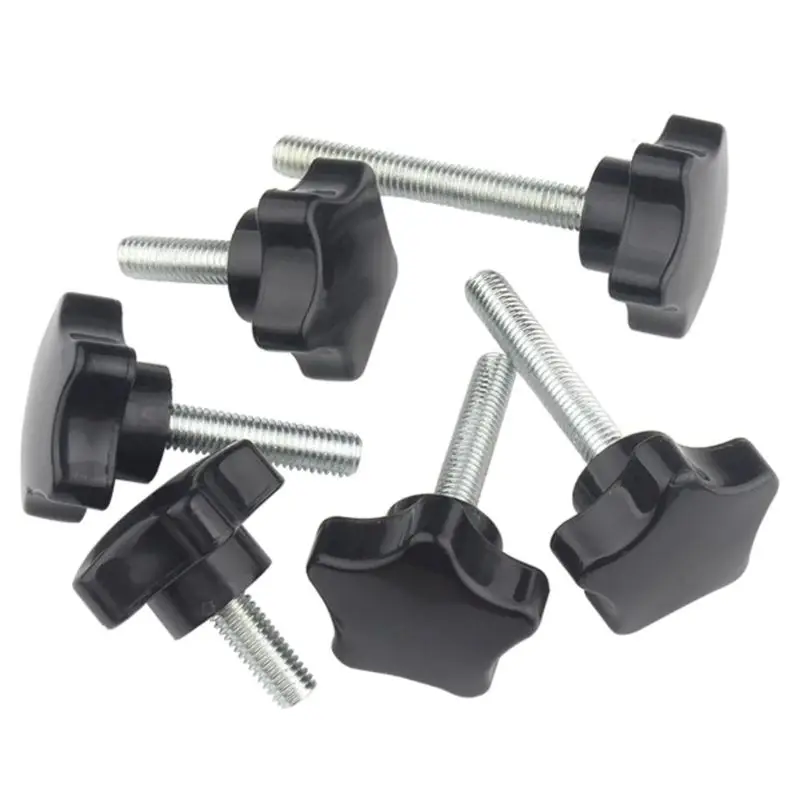 Premium Quality 10PCS M6/M8 Hand Screw Five-Star Shaped Head Thread Clamping Screws Bolt Knob for Industry Equipment Use
Premium Quality 10PCS M6/M8 Hand Screw Five-Star Shaped Head Thread Clamping Screws Bolt Knob for Industry Equipment Use