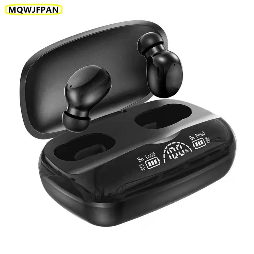 TWS TG03 Wireless Touch Control Bluetooth-compatible 5.0 Wireless Headset Headphone In-Ear Earphones with Mic Waterproof For iOS
TWS TG03 Wireless Touch Control Bluetooth-compatible 5.0 Wireless Headset Headphone In-Ear Earphones with Mic Waterproof For iOS