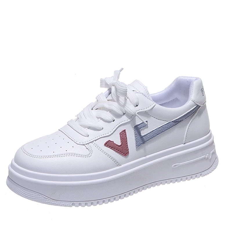 2021 Women's Sports Shoes Fashion Women Sneakers White Women Shoes Platform Casual Ladies Lace-Up Vulcanize Shoes Mixed Colors
2021 Women's Sports Shoes Fashion Women Sneakers White Women Shoes Platform Casual Ladies Lace-Up Vulcanize Shoes Mixed Colors