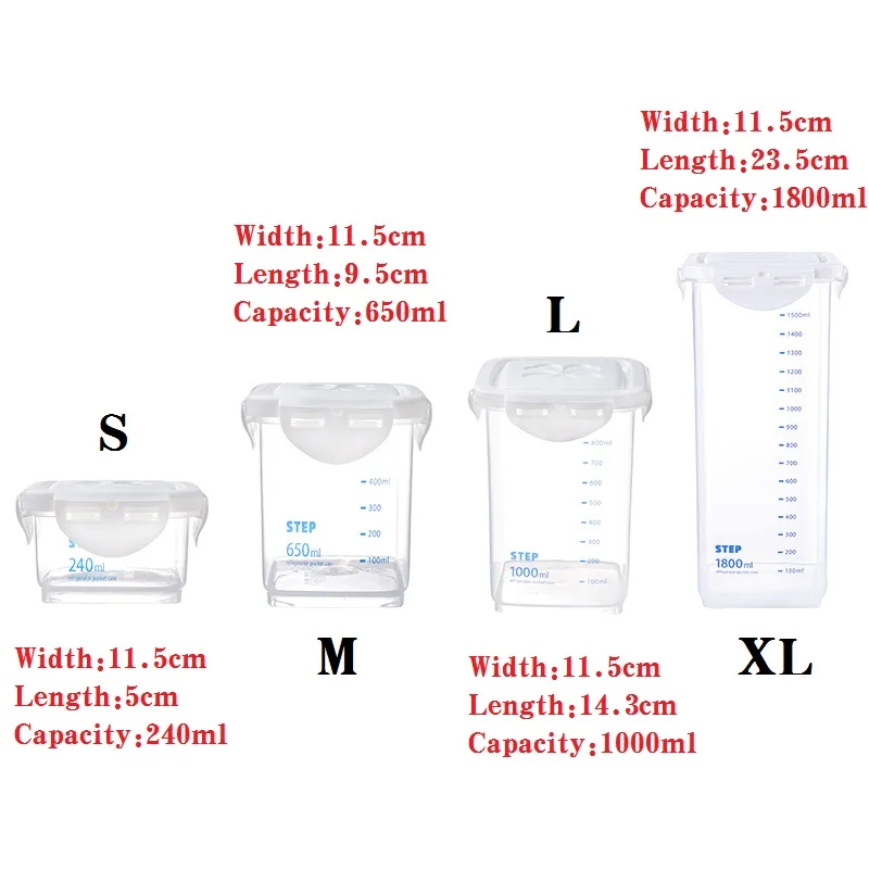 Kitchen Storage Food Container Plastic Bento Fresh-Keeping Box Fridge Multi Capacity Kitchen Storage Box Food Storage Containers
Kitchen Storage Food Container Plastic Bento Fresh-Keeping Box Fridge Multi Capacity Kitchen Storage Box Food Storage Containers