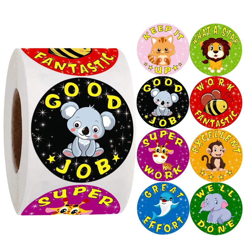500Pcs Animal Reward Stickers for Kids 1Inch School Encourage Student Sticker Teacher Supplies for Classroom Stationery Stickers
500Pcs Animal Reward Stickers for Kids 1Inch School Encourage Student Sticker Teacher Supplies for Classroom Stationery Stickers
