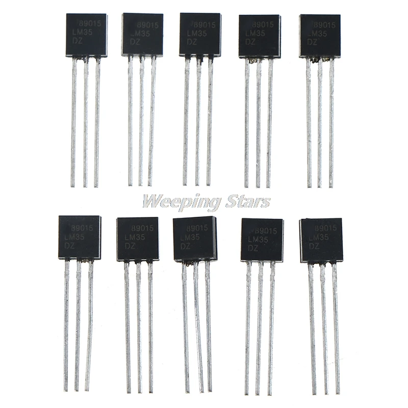 10Pcs/lot LM35DZ LM35 TO-92 Temperature Sensor IC Inductor 
10Pcs/lot LM35DZ LM35 TO-92 Temperature Sensor IC Inductor