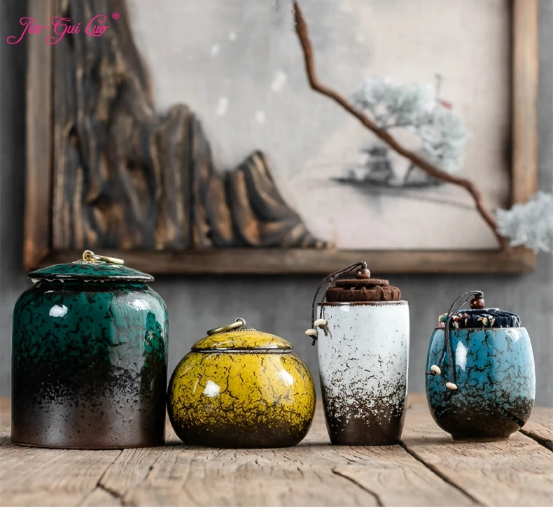 JIA-GUI LUO Tea Caddies Ceramic canister set kitchen tea tins tea box ceramic container tea container tea organizer D042
JIA-GUI LUO Tea Caddies Ceramic canister set kitchen tea tins tea box ceramic container tea container tea organizer D042