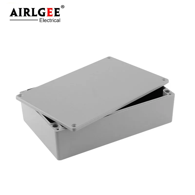 Водонепроницаемый прямоугольный литой алюминиевый разъемный ящик для электроники и электроуправления IP66 размером 222 * 145 * 55 мм.