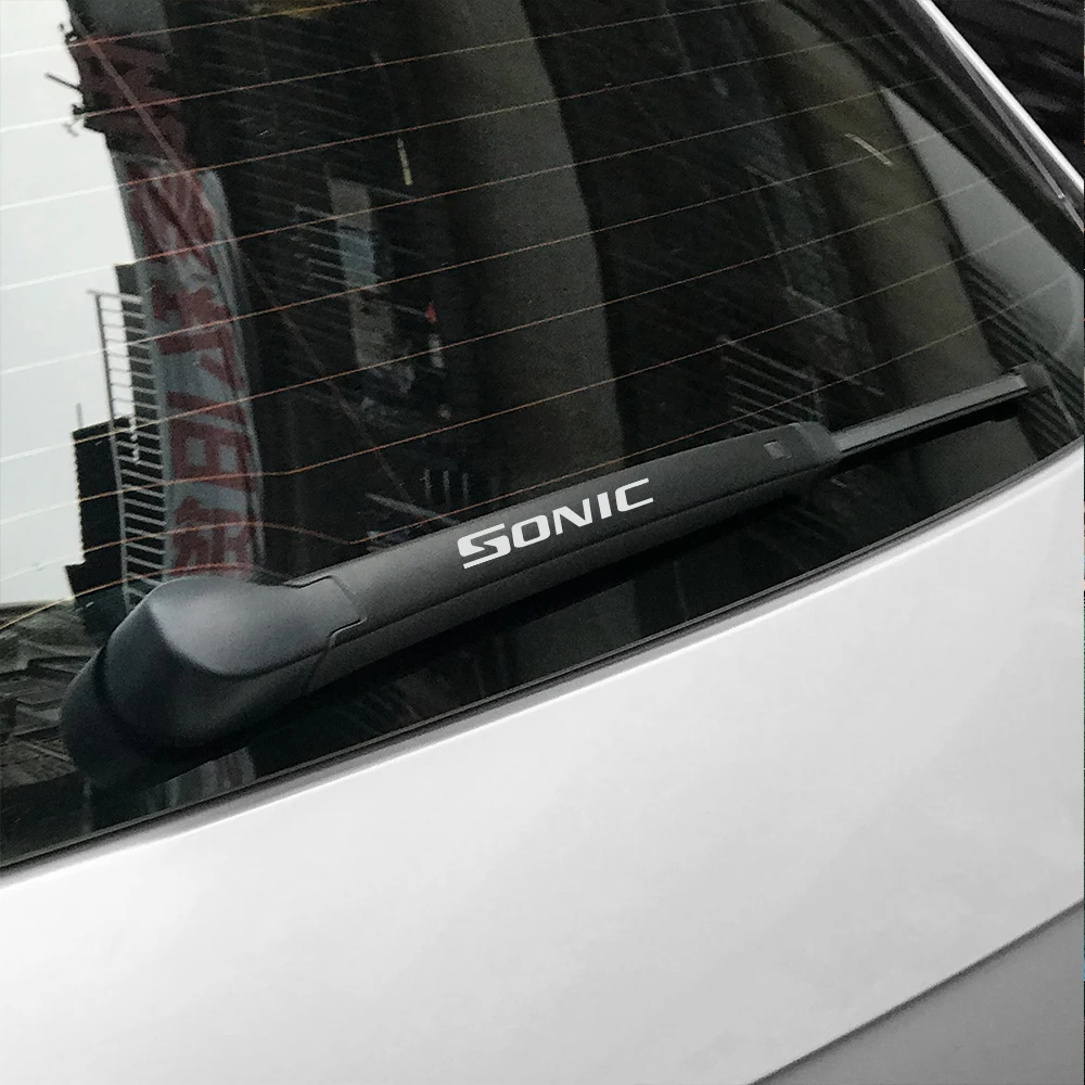 Наклейки на стеклоочистители для Chevrolet Sonic Sport светоотражающие внешние