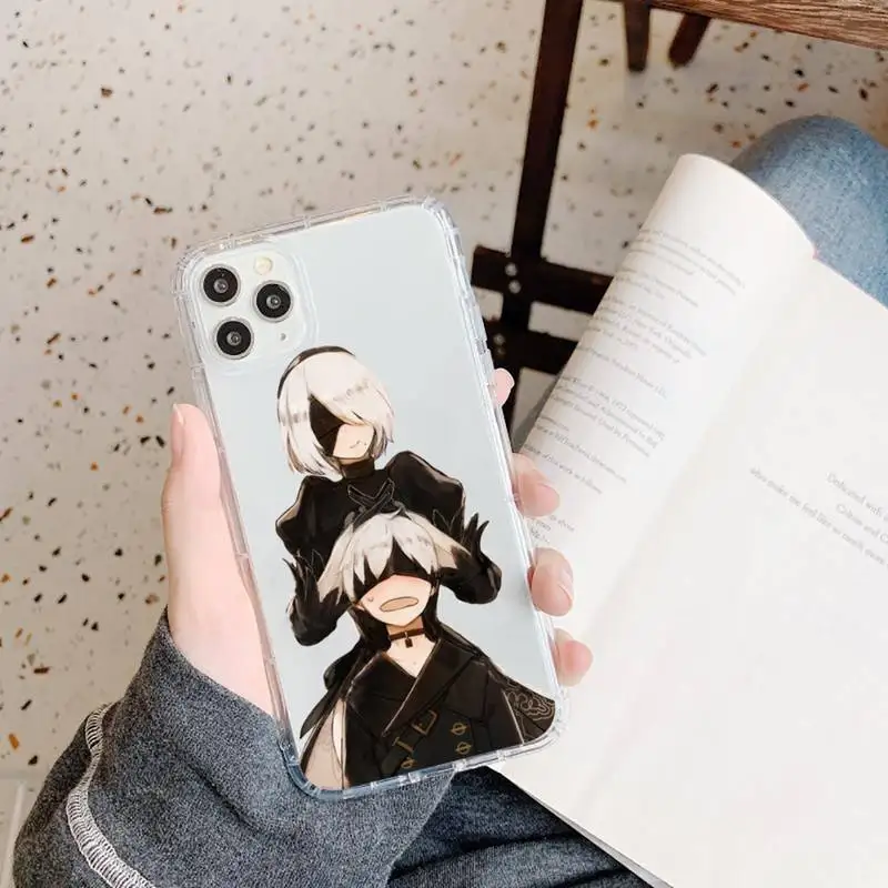 Anime Nier Automata 2b Phone Case Transparent for iPhone 11 12 mini pro XS MAX 8 7 6 6S Plus X 5S SE 2020 XR
Anime Nier Automata 2b Phone Case Transparent for iPhone 11 12 mini pro XS MAX 8 7 6 6S Plus X 5S SE 2020 XR