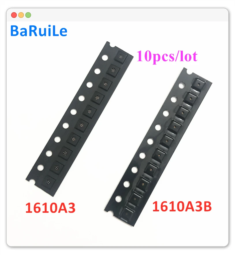 BaRuiLe 10 шт. 1610A1 1610A2 1610A3 610A3B 1612A1 зарядное устройство ic для iphone 5S 6 6plus 6s Plus 7 7plus 8 8P X U2 usb