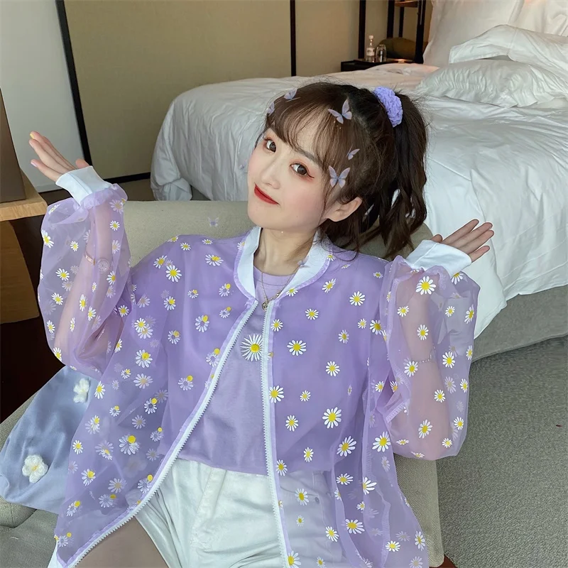 Zoulv Women Long Sleeve Casual Sunscreen Jacket Bomber Jacket 2021 Korean Style Loose Flower Printed Thin Jacket Sunscreen
Zoulv Women Long Sleeve Casual Sunscreen Jacket Bomber Jacket 2021 Korean Style Loose Flower Printed Thin Jacket Sunscreen