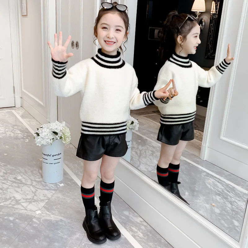 Girl Sweater Kids Outwear Tops 2021 Khaki White Fleece Thicken Warm Winter Autumn Knitting Christmas Gifts Cardigan Children Clo
Girl Sweater Kids Outwear Tops 2021 Khaki White Fleece Thicken Warm Winter Autumn Knitting Christmas Gifts Cardigan Children Clo
