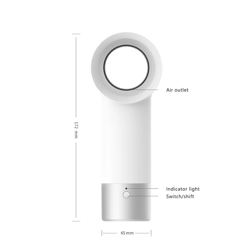 Portable Hand Held Small Fan USB Fan Creative Silent Security Mini Leafless Fan Handheld
Portable Hand Held Small Fan USB Fan Creative Silent Security Mini Leafless Fan Handheld