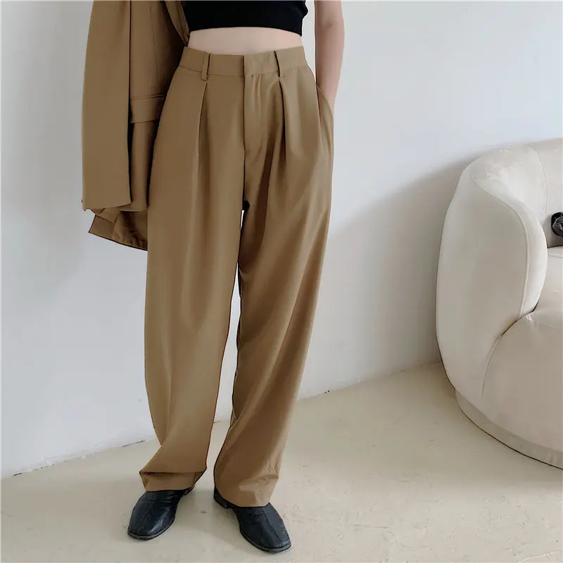 2021 All Match Vintage High Waist Brief Trousers Chic Hot Sale Women Retro Stylish Office Lady Large Size Straight Pants 
2021 All Match Vintage High Waist Brief Trousers Chic Hot Sale Women Retro Stylish Office Lady Large Size Straight Pants