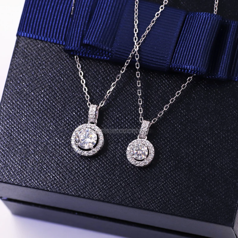 Tianyu Gems Silver Moissanite Necklace 5.0/6.5mm Gemstones Women 18k White Gold Plated Necklace Wedding Fine Jewelry Accessories
Tianyu Gems Silver Moissanite Necklace 5.0/6.5mm Gemstones Women 18k White Gold Plated Necklace Wedding Fine Jewelry Accessories