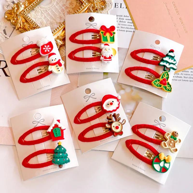 2pcs Christmas Sock Xmas Tree Cartoon Hair Clip Children's BB Clips Sweet Hair Accessories Girls Hairpins Decorations 2022 NEW
2pcs Christmas Sock Xmas Tree Cartoon Hair Clip Children's BB Clips Sweet Hair Accessories Girls Hairpins Decorations 2022 NEW