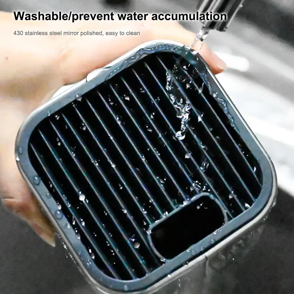 Knife Holder 430 Stainless Steel Knife Block With Slots For Scissors Space Saver Knives Storage Cooking Utensils Organizer
Knife Holder 430 Stainless Steel Knife Block With Slots For Scissors Space Saver Knives Storage Cooking Utensils Organizer