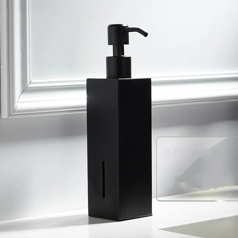 304 Stainless Steel Soap Dispenser Pump Bathroom Accessories Matte Black Square Liquid Soap Dispenser Stand Hand Soap Dispenser
304 Stainless Steel Soap Dispenser Pump Bathroom Accessories Matte Black Square Liquid Soap Dispenser Stand Hand Soap Dispenser