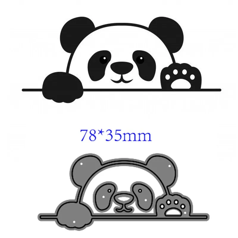 Metal cutting dies cut die mold Animal panda decoration Scrapbook paper craft knife mould blade punch stencils
Metal cutting dies cut die mold Animal panda decoration Scrapbook paper craft knife mould blade punch stencils
