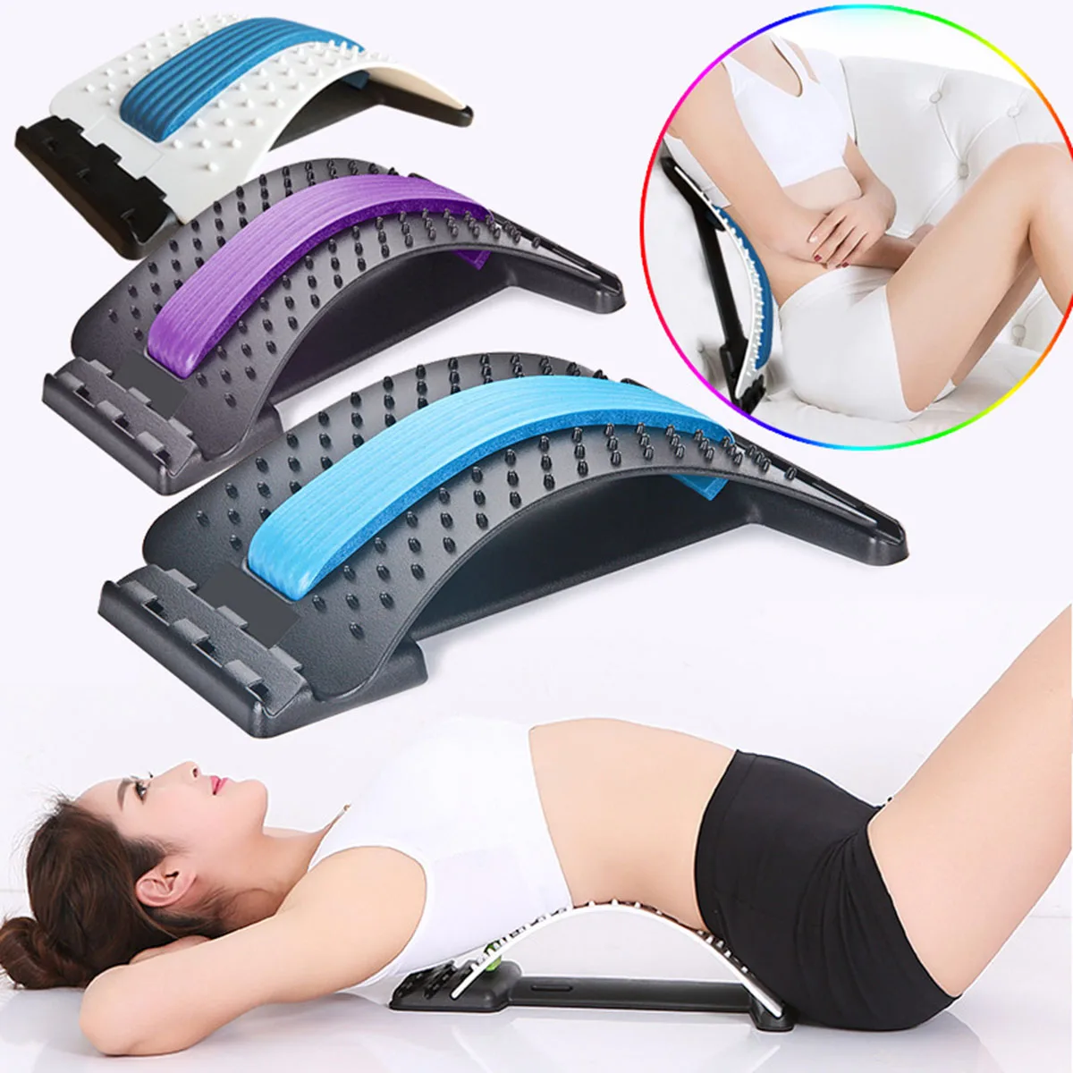 Adjustable Back Stretcher Lower Lumbar Pain Relief Acupuncture Back Massager Adjustable Back Stretcher Adjustable Back Stretcher
Adjustable Back Stretcher Lower Lumbar Pain Relief Acupuncture Back Massager Adjustable Back Stretcher Adjustable Back Stretcher