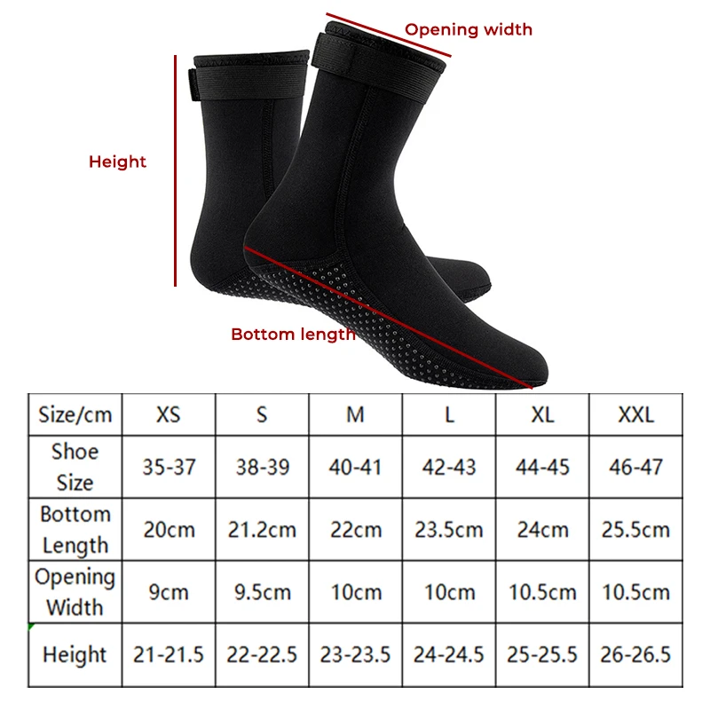 3mm Neoprene Diving Socks Shoes Water Boots Non-slip Beach Boots Wetsuit Shoes Warming Snorkeling Diving Surfing Socks For Adult
3mm Neoprene Diving Socks Shoes Water Boots Non-slip Beach Boots Wetsuit Shoes Warming Snorkeling Diving Surfing Socks For Adult