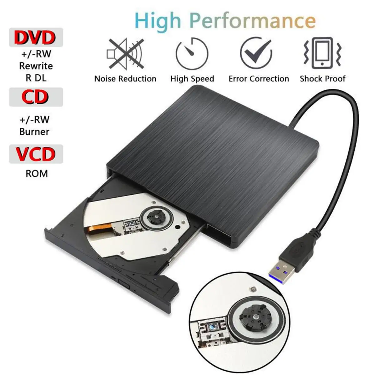 New Slim Optical Drive Type-C USB 3.0 Flat Brushed External DVD Burner for PC Laptop High Speed External DVD RW Burner CD Writer
New Slim Optical Drive Type-C USB 3.0 Flat Brushed External DVD Burner for PC Laptop High Speed External DVD RW Burner CD Writer