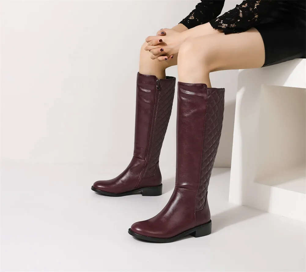 Classic Women Knee High Boots For Ladies Fashion Popular 2021 New Arrival Shoes Causual Stylish Brand High Quality Low Heel
Classic Women Knee High Boots For Ladies Fashion Popular 2021 New Arrival Shoes Causual Stylish Brand High Quality Low Heel