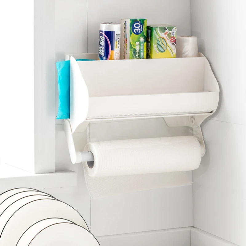 Film Cutter Household Kitchen Supplies Cutting Box Storage Rack Plastic Food Wrap Dispenser for Home SASI
Film Cutter Household Kitchen Supplies Cutting Box Storage Rack Plastic Food Wrap Dispenser for Home SASI