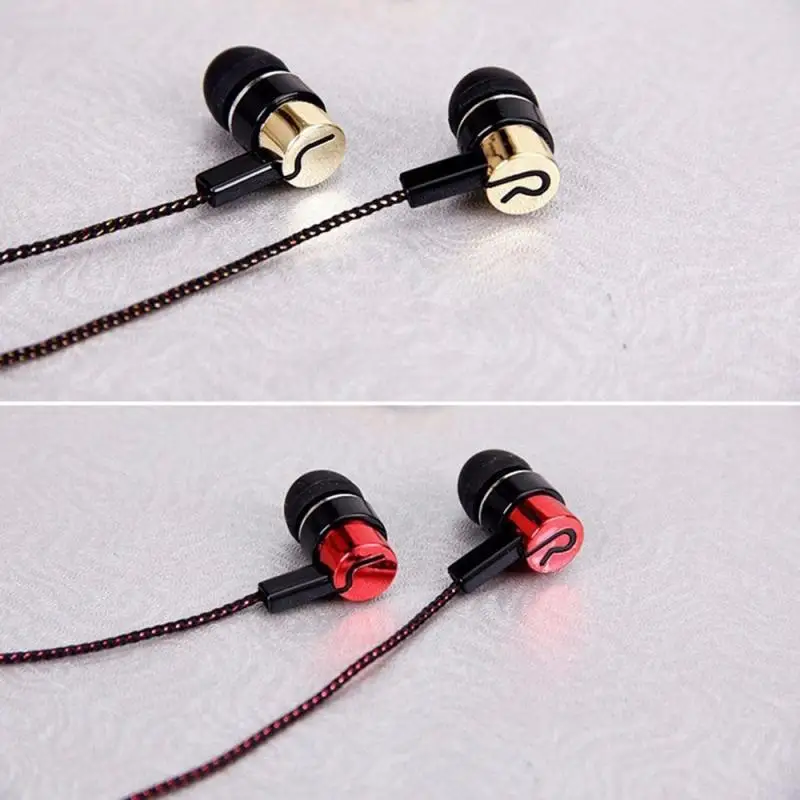 1pc MP3 In-Ear Wiring Headphones Pattern Braided Line Subwoofer Universal Plating Headphones
1pc MP3 In-Ear Wiring Headphones Pattern Braided Line Subwoofer Universal Plating Headphones