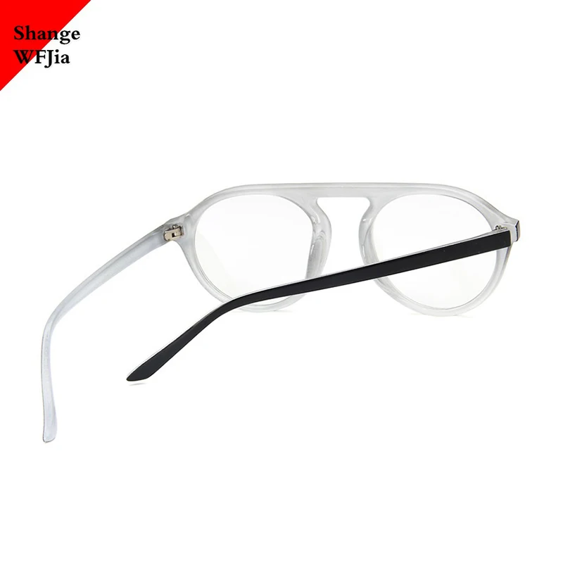 Flat top Round Men Glasses Frame Women Eyeglasses Vintage Square Clear Lens Optical Spectacle | Аксессуары для одежды