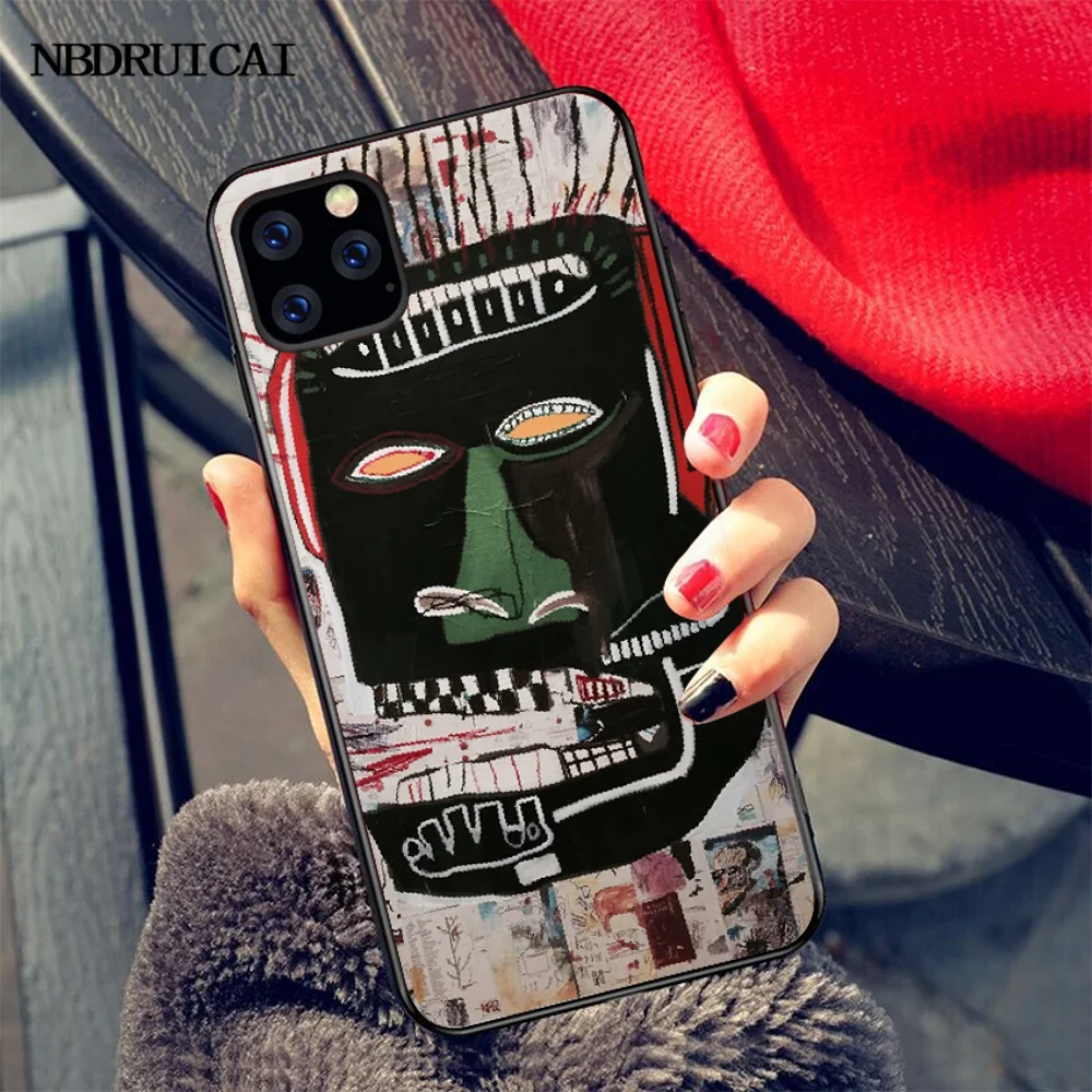 NBDRUICAI Jean Michel Basquiat Art Graffiti Black Soft Shell Phone Case for iPhone 11 pro XS MAX 8 7 6 6S Plus X 5S SE XR case
NBDRUICAI Jean Michel Basquiat Art Graffiti Black Soft Shell Phone Case for iPhone 11 pro XS MAX 8 7 6 6S Plus X 5S SE XR case