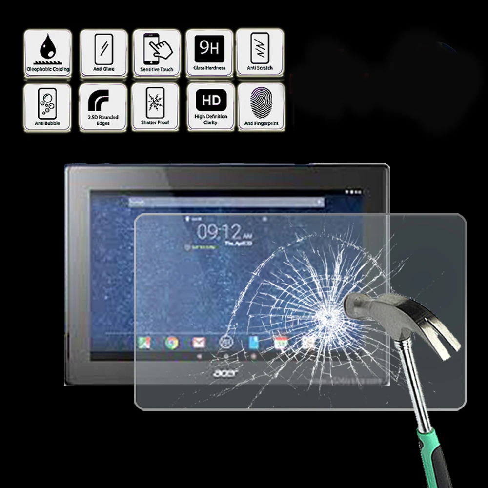 Tablet Tempered Glass Screen Protector Cover for Acer Iconia Tab 10 A3-A30 10.1" - Screen Film Protector Guard Cover
Tablet Tempered Glass Screen Protector Cover for Acer Iconia Tab 10 A3-A30 10.1" - Screen Film Protector Guard Cover