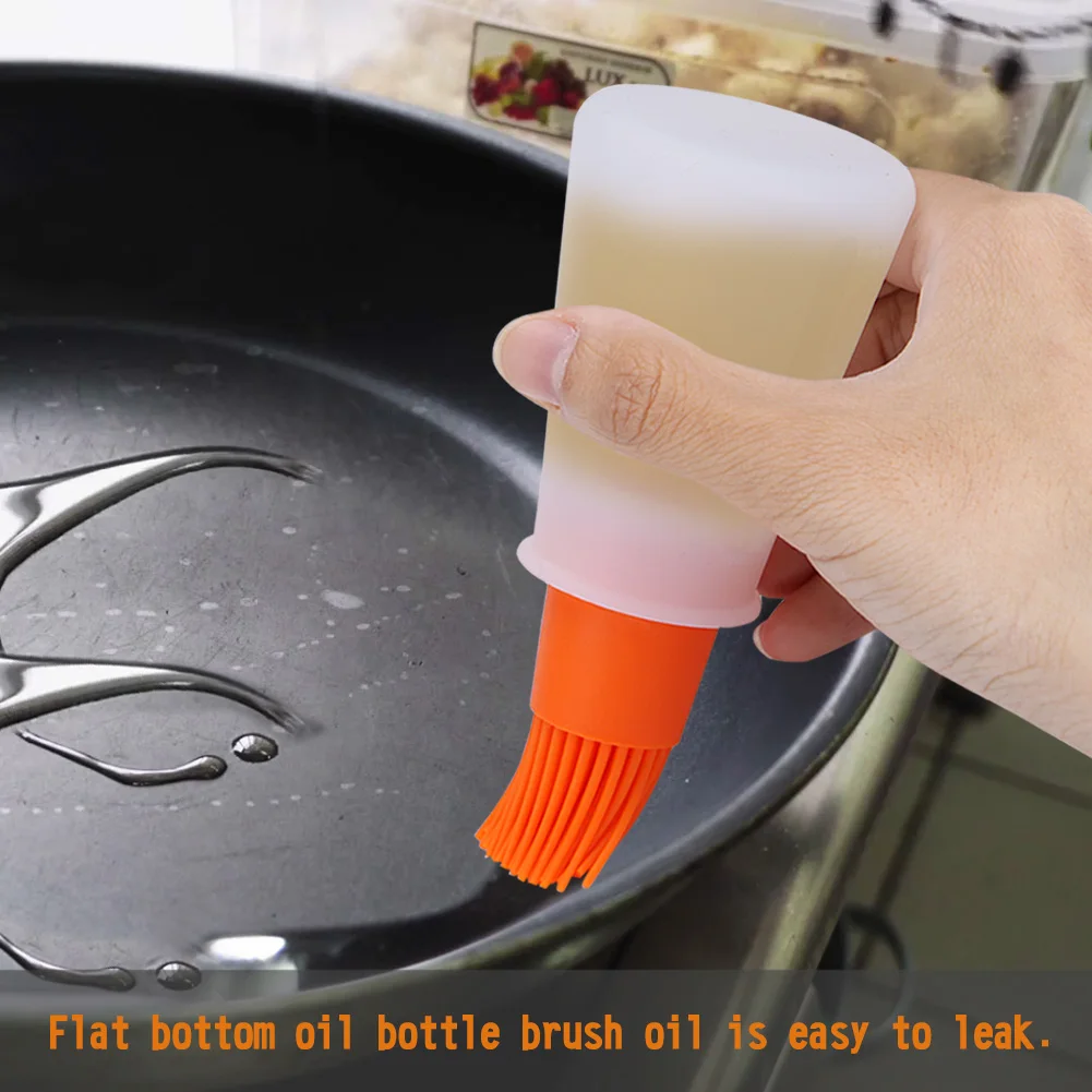 Portable Silicone Oil Bottle With Brush Baking BBQ Basting Brush Pastry Oil Brush Kitchen Baking Honey Oil barbecue Tool Gadgets
Portable Silicone Oil Bottle With Brush Baking BBQ Basting Brush Pastry Oil Brush Kitchen Baking Honey Oil barbecue Tool Gadgets