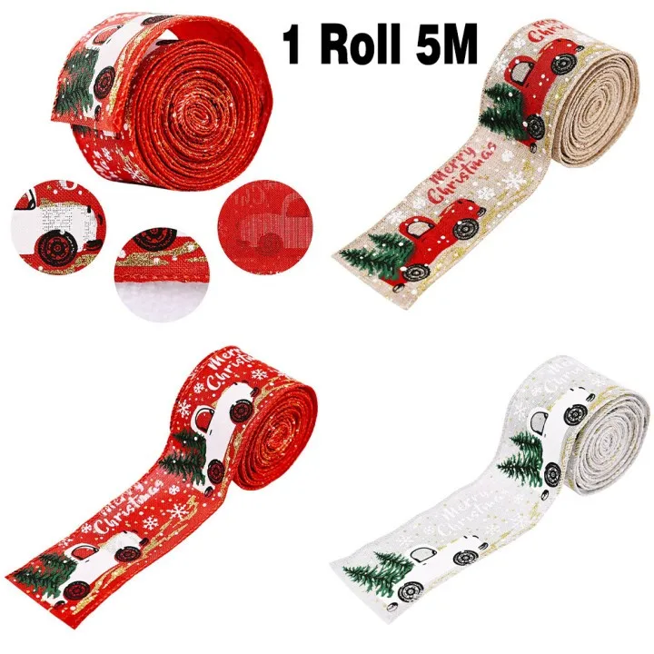 Christmas Ribbon Printed Burlap Ribbons For Gift Wrapping Wedding Decoration Hair Bows DIY Christmas Tree Ribbon Home Decoration
Christmas Ribbon Printed Burlap Ribbons For Gift Wrapping Wedding Decoration Hair Bows DIY Christmas Tree Ribbon Home Decoration