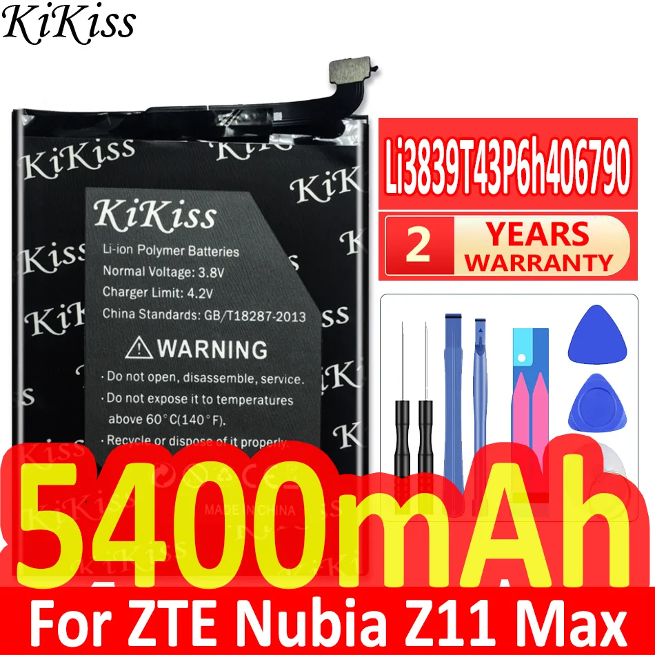 Аккумулятор Li3839T43P6h406790, 5400 мач, аккумулятор для ZTE Nubia Z11 Max NX523 NX523J NX535J, фотоаккумуляторы + трек-код
Аккумулятор Li3839T43P6h406790, 5400 мач, аккумулятор для ZTE Nubia Z11 Max NX523 NX523J NX535J, фотоаккумуляторы + трек-код