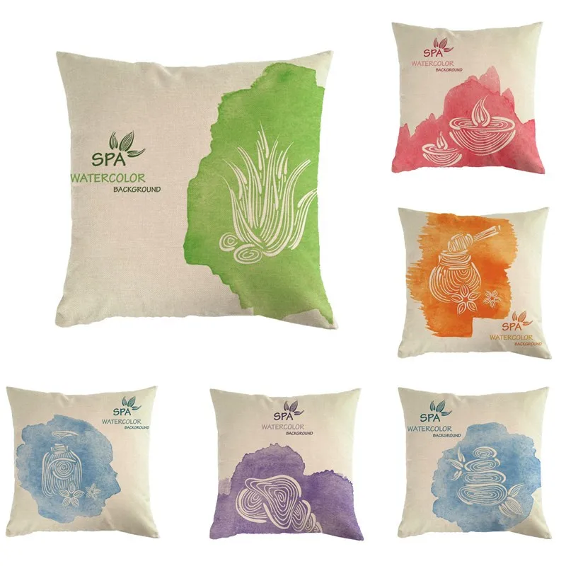 Watercolor Dackground Pattern Cotton Linen Throw Pillow Cushion Cover Home Decoration Sofa Bed Decor Decorative Pillowcase
Watercolor Dackground Pattern Cotton Linen Throw Pillow Cushion Cover Home Decoration Sofa Bed Decor Decorative Pillowcase