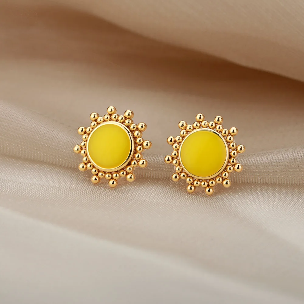Creative Orange Color Opal Oval Earrings For Women Gold Color Metal Studs Ear Piercing Earring Party Boho Jewelry Gift 2021
Creative Orange Color Opal Oval Earrings For Women Gold Color Metal Studs Ear Piercing Earring Party Boho Jewelry Gift 2021