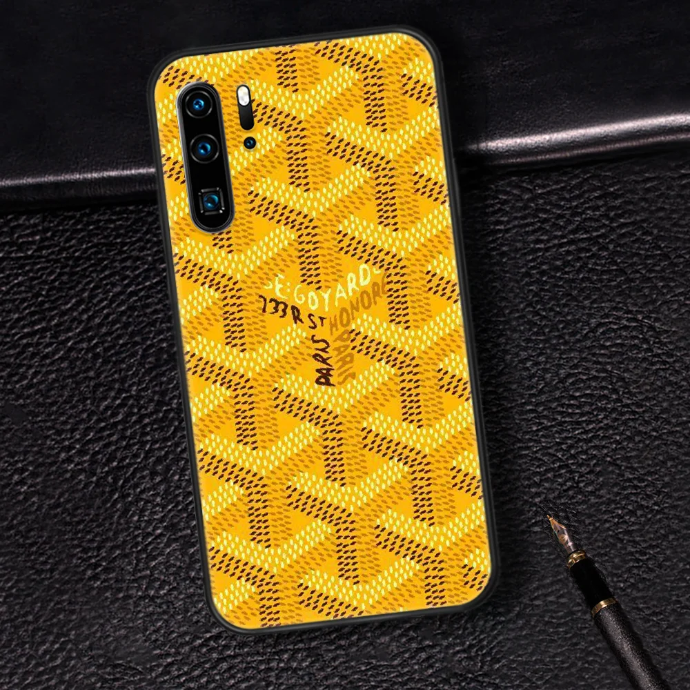 Luxury Brand Goyade Phone Case For Huawei P Mate 10 20 30 40 Pro Lite Smart 2019 2021 black Etui Luxury Cell Fashion Hoesjes
Luxury Brand Goyade Phone Case For Huawei P Mate 10 20 30 40 Pro Lite Smart 2019 2021 black Etui Luxury Cell Fashion Hoesjes