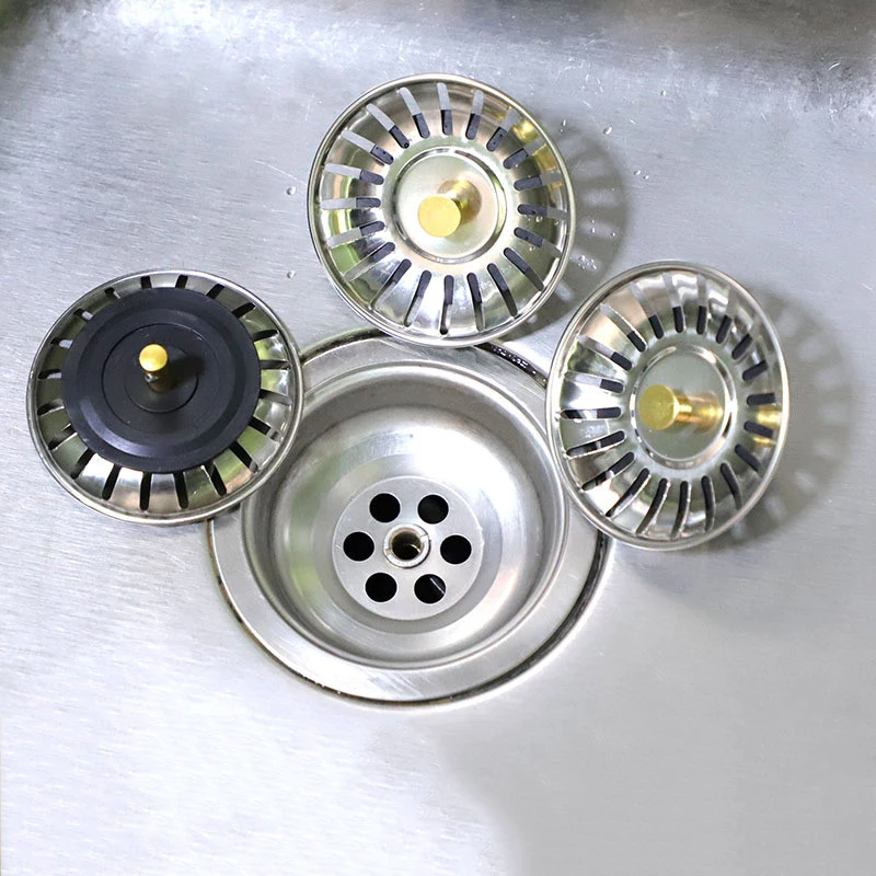 201 Stainless Steel Kitchen Sink Stopper Plug for Bath Drain Bathroom Drainer Strainers Basin Water Strainer Sink Filter Cover
201 Stainless Steel Kitchen Sink Stopper Plug for Bath Drain Bathroom Drainer Strainers Basin Water Strainer Sink Filter Cover