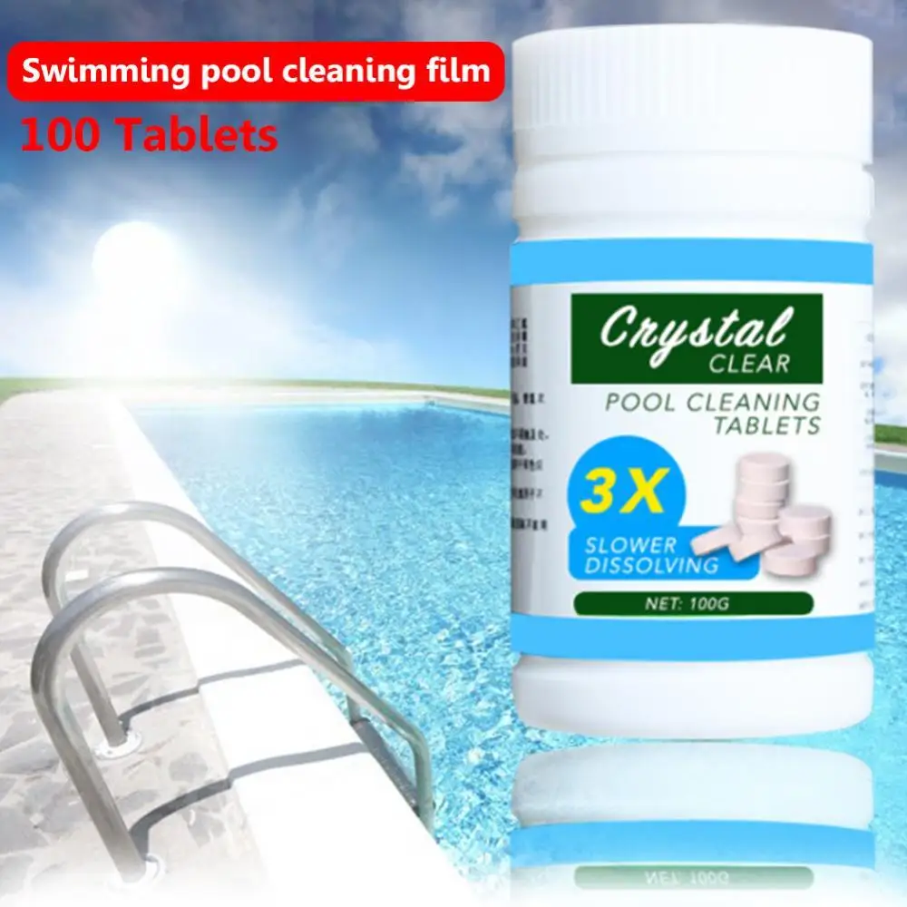 1 Bottle of Pool Cleaning Tablets Swimming Pool Strong Cleaner Chlorine Washing Cleaning Effervescent Tablet Clean Spot
1 Bottle of Pool Cleaning Tablets Swimming Pool Strong Cleaner Chlorine Washing Cleaning Effervescent Tablet Clean Spot