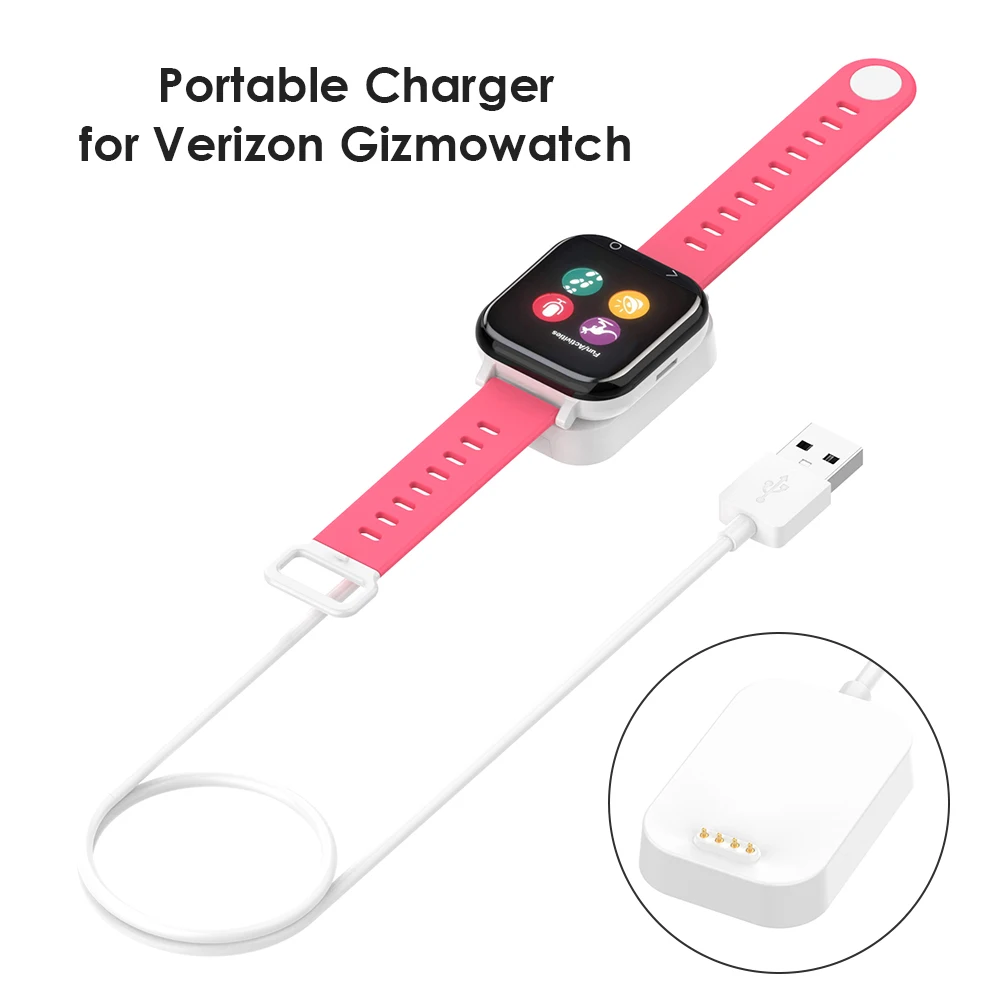 Smart Watch USB Charging Cable Cord Smart Watch Wireless Charging Cable Charger Cradle Dock for Verizon GizmoWatch
Smart Watch USB Charging Cable Cord Smart Watch Wireless Charging Cable Charger Cradle Dock for Verizon GizmoWatch