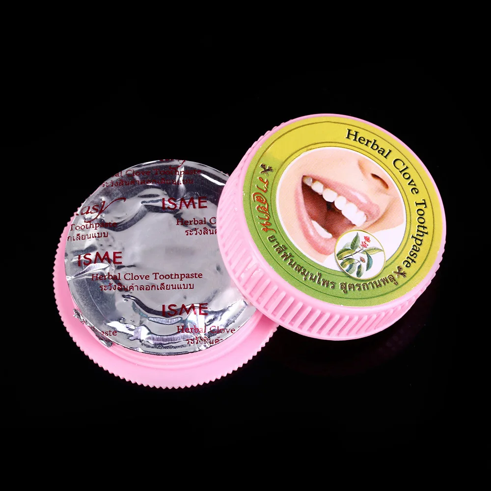 Natural Herbal Clove Thailand Toothpaste Tooth Whitening Toothpaste Remove Stain Antibacterial Allergic Tooth Paste
Natural Herbal Clove Thailand Toothpaste Tooth Whitening Toothpaste Remove Stain Antibacterial Allergic Tooth Paste