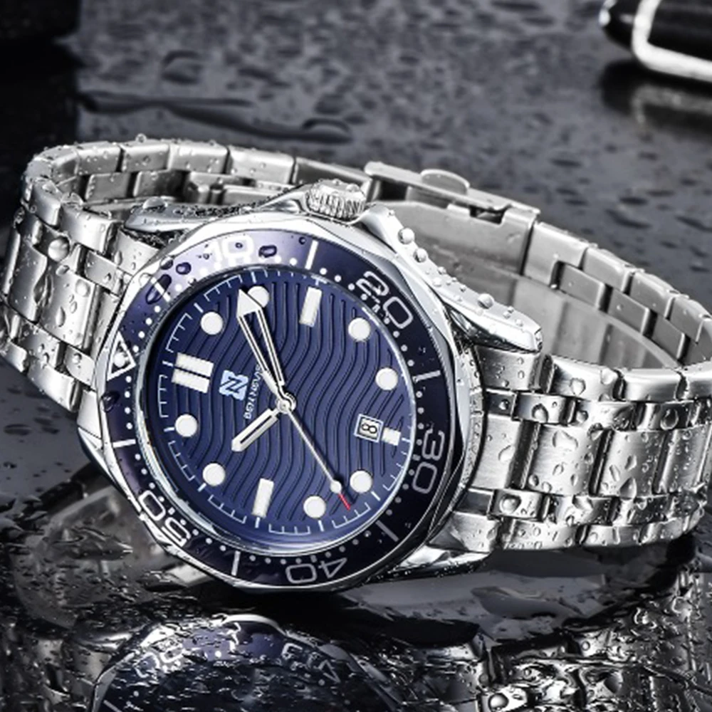 Automatic Date Mens Watches Top Brand Blue Multifunction Luxury Quartz Watches Dress Full Steel AAA Jewelry Clocks Dropshipping
Automatic Date Mens Watches Top Brand Blue Multifunction Luxury Quartz Watches Dress Full Steel AAA Jewelry Clocks Dropshipping