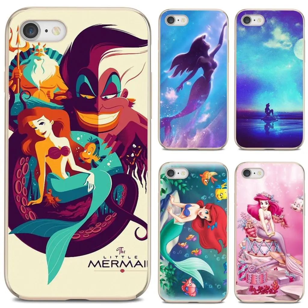 Силиконовый чехол для телефона Huawei Mate 20 30 40 7 8 9 10 Lite Pro P Smart 2018 2019 Plus G7 G8 Little D Mermaid