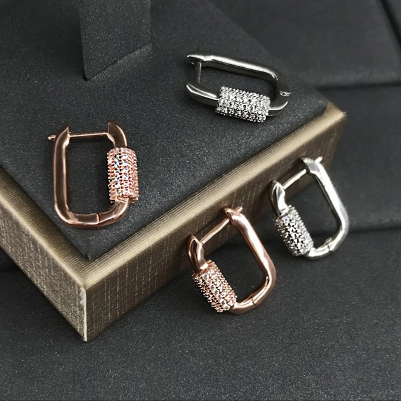 s925 sterling silver February new pink gold buckle earrings female fashion earrings jewelry simple banquet Moroccan jewelry
s925 sterling silver February new pink gold buckle earrings female fashion earrings jewelry simple banquet Moroccan jewelry