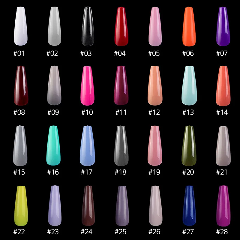 500PCS Colorful Acrylic False Long Coffin Nails Full Cover False Nail Tips Matte Fake Nails DIY Beauty Manicure Nails Extension
500PCS Colorful Acrylic False Long Coffin Nails Full Cover False Nail Tips Matte Fake Nails DIY Beauty Manicure Nails Extension