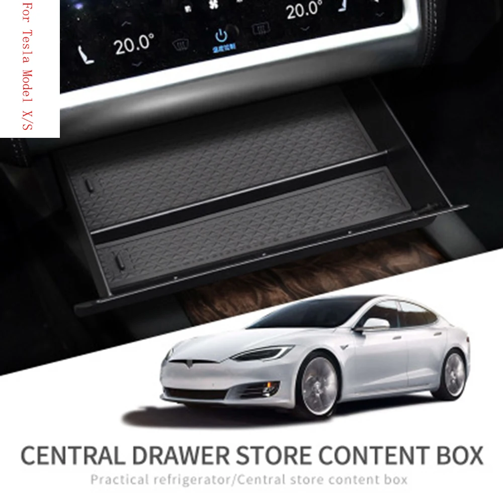 For Tesla Model X Model S 2014-2019 Central Control Drawer Box Car Center Tablet Storage Drawer Central Under Dash Box Tray
For Tesla Model X Model S 2014-2019 Central Control Drawer Box Car Center Tablet Storage Drawer Central Under Dash Box Tray