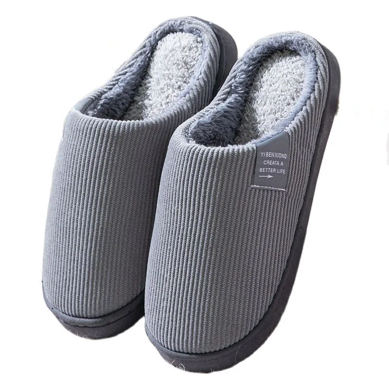 Autumn&winter Warm Cotton Household Couples Home Slippers Indoor Non-slip Men's Cotton Slippers Men/women Plus Velvet Slippers
Autumn&winter Warm Cotton Household Couples Home Slippers Indoor Non-slip Men's Cotton Slippers Men/women Plus Velvet Slippers