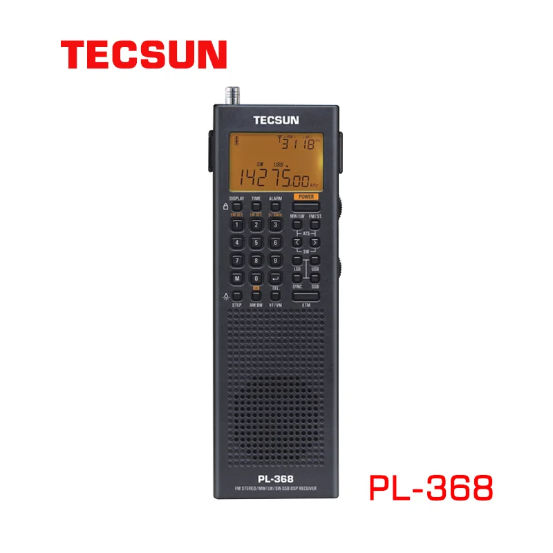 Портативный мини-радиоприемник Lusya TECSUN PL-368, SSB аудио 64-108 МГц DSP ETM ATS FM-Stereo MW SW World Band Stereo Radio
Портативный мини-радиоприемник Lusya TECSUN PL-368, SSB аудио 64-108 МГц DSP ETM ATS FM-Stereo MW SW World Band Stereo Radio