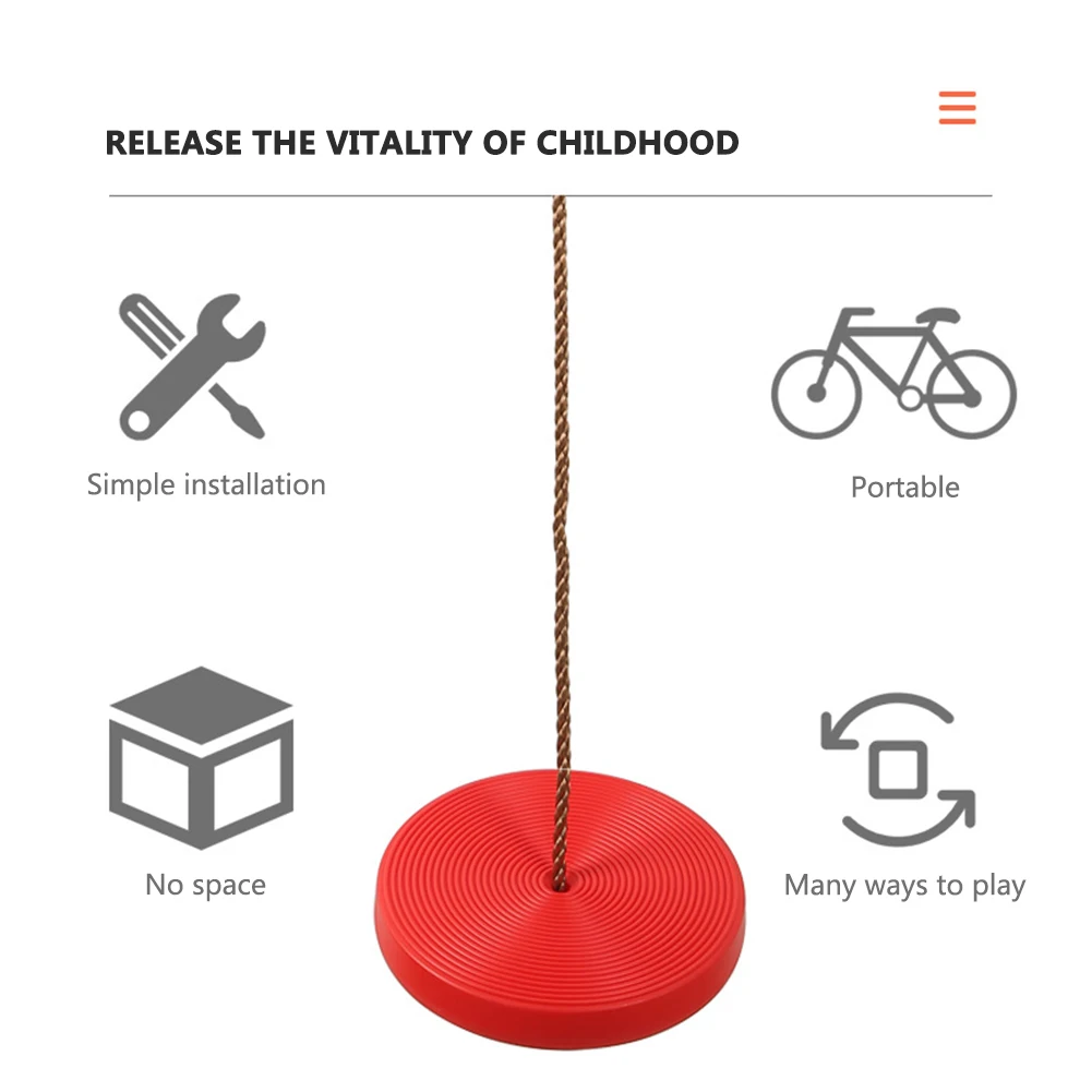 Kids Tree Swing Seat with Plate Outdoor Indoor Rope Hanging Climbing Seats for Children Funny Sport Toys
Kids Tree Swing Seat with Plate Outdoor Indoor Rope Hanging Climbing Seats for Children Funny Sport Toys