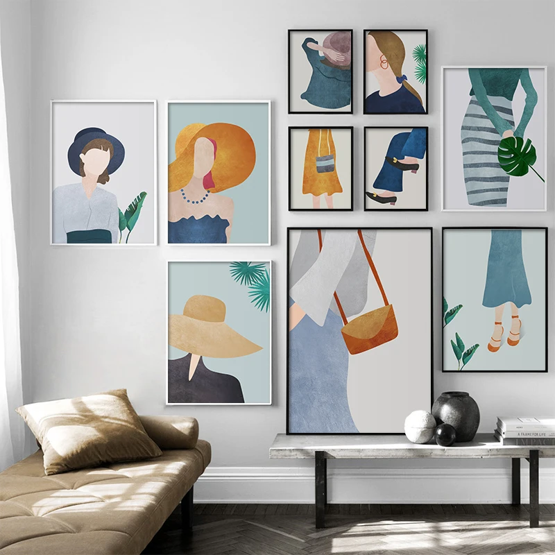 Nordic Poster Decoration Girl Illustration Art Print Canvas Painting Art Colorful Body Parts Wall Pictures for Living Room Home
Nordic Poster Decoration Girl Illustration Art Print Canvas Painting Art Colorful Body Parts Wall Pictures for Living Room Home