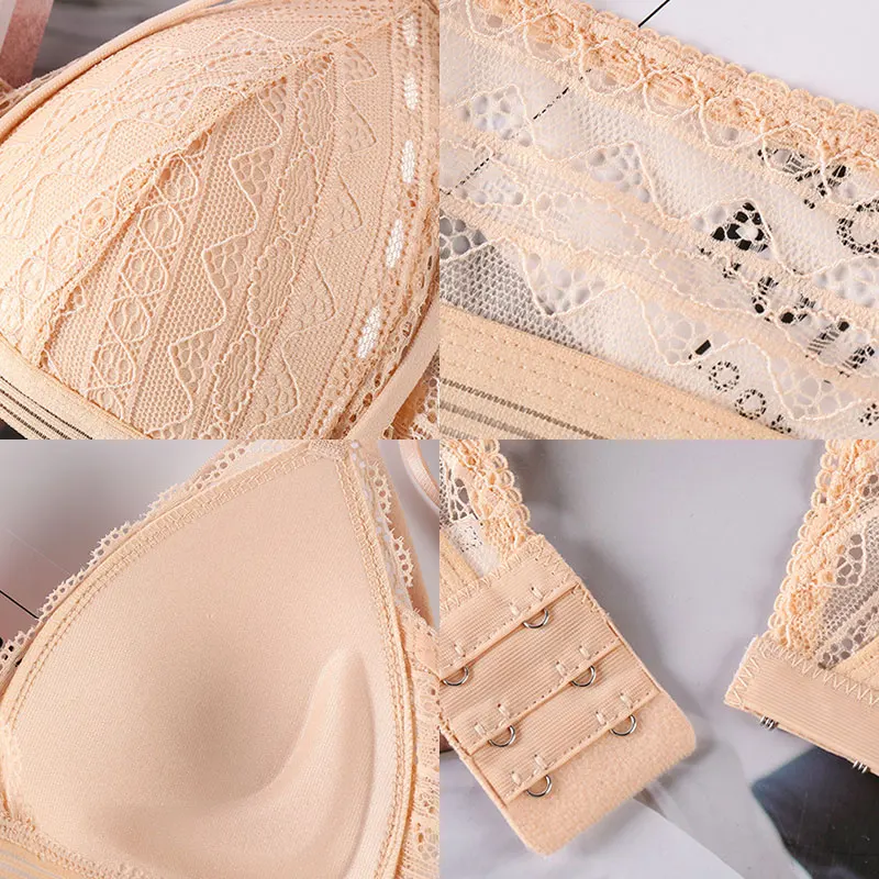 Fashion Gather Bra Push Up Bra Wire Free Beauty Back Floral Lace Lingerie Sexy Bralette Thin Lace Bras Deep V Women Underwear
Fashion Gather Bra Push Up Bra Wire Free Beauty Back Floral Lace Lingerie Sexy Bralette Thin Lace Bras Deep V Women Underwear