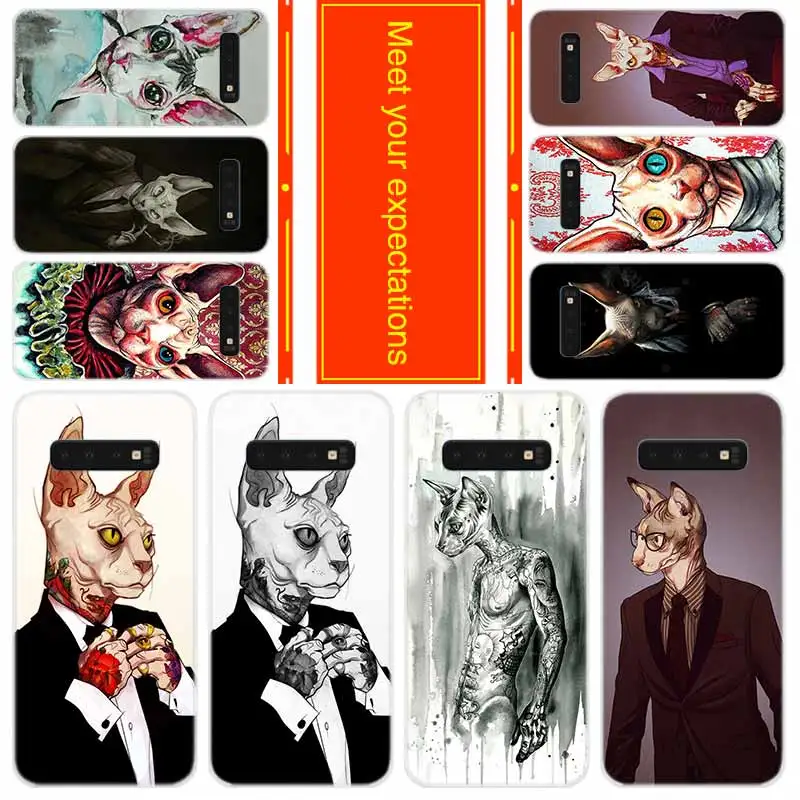 Soft Case for Samsung Note 20 10 9 8 TPU Silicone Cover Pack Note20plus Note10plus Bumper Bag Tattoo Sphinx Cat
Soft Case for Samsung Note 20 10 9 8 TPU Silicone Cover Pack Note20plus Note10plus Bumper Bag Tattoo Sphinx Cat